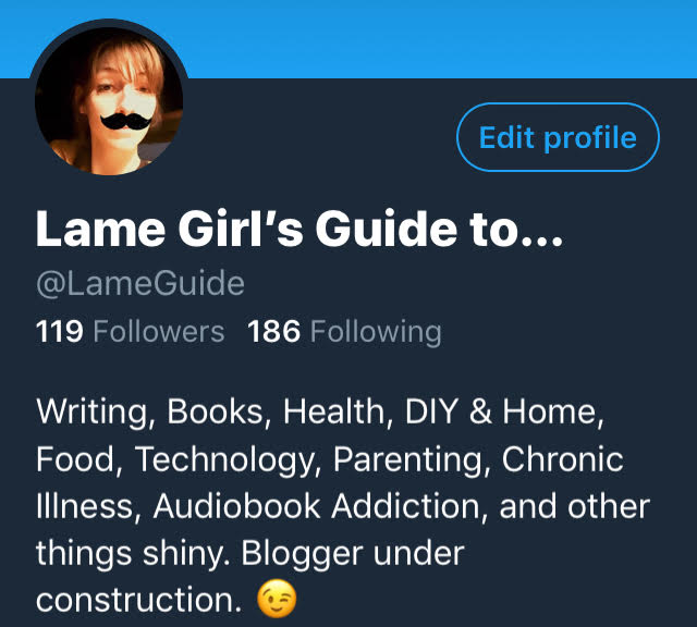 Writing, books, health, DIY and Home, Food, Technology, parenting, chronic illness, audiobook addiction, and other things shiny